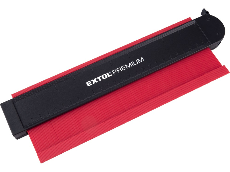 Extol Premium profilmásoló (formaátjelölő, konturmásoló) sablon, 256 mm, mágneses (8825120)