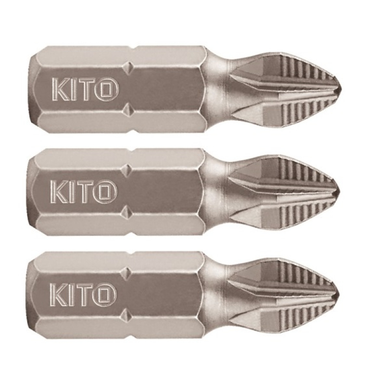 Fortum behajtóhegy PH, 3 db, S2 acél; PH 2×25mm,ACR bliszteren (4741209)