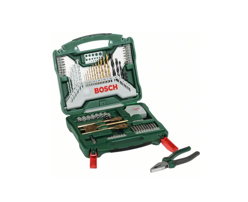 Bosch 70 darabos Titanium X-line készlet + Bosch kézi csavarhúzó (2607017197)
