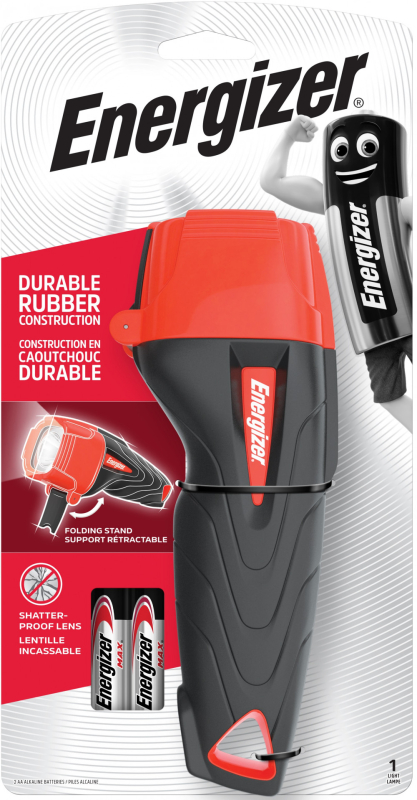 Energizer Impact Rubber LED elemlámpa + 2x AA elem (NZFWI001)