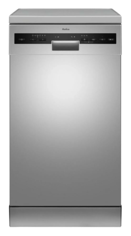 Amica DFM41E6qSEU keskeny mosogatógép