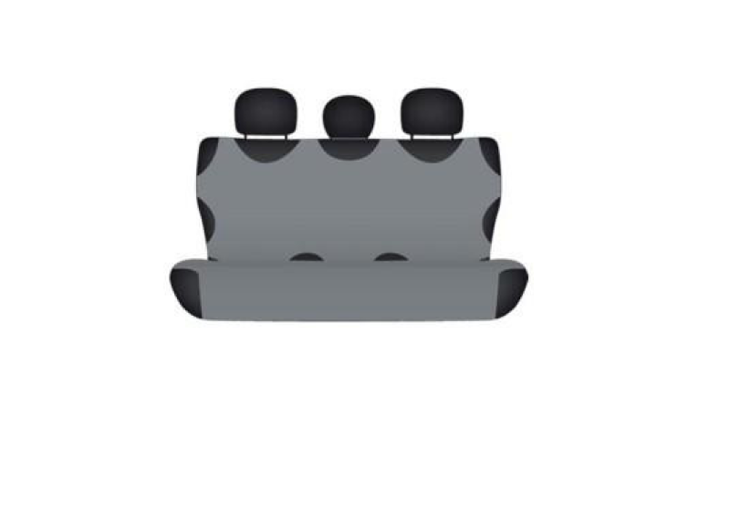 Trikó üléshuzat, hátsó ülésre, szürke (01655)