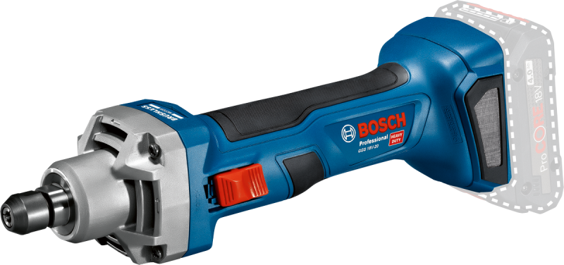 Bosch GGS 18V-20 akkus egyenes csiszoló, 2x villáskulccsal, akkumulátor nélkül (06019B5401)