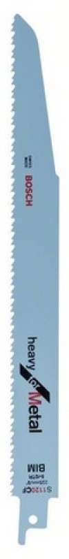 Bosch szablyafűrészlap fémhez S 1120 CF, Heavy for Metal 5 db (2608656255)