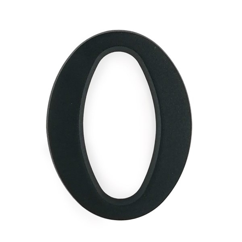 SB alumínium házszám 0 matt fekete 10cm (3970190)