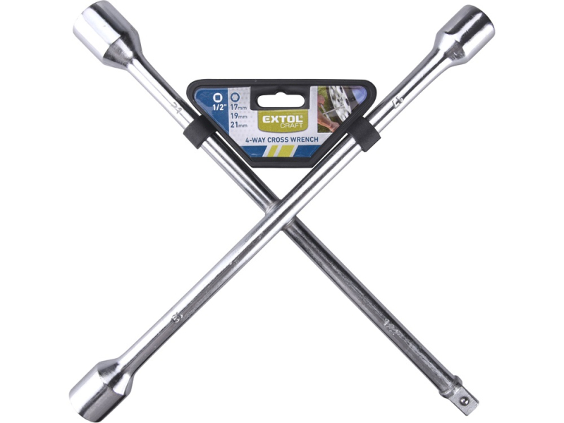 Extol craft keresztkulcs, edzett, 17x19x21x1/2