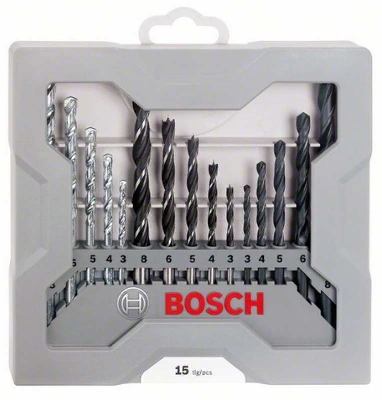 Bosch vegyes fúrókészlet 15 részes (2607017038)