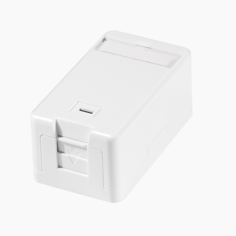 Logilink NK4079 Felületre szerelhető doboz 1 Keystone csatlakozóhoz, rugós redőnnyel
