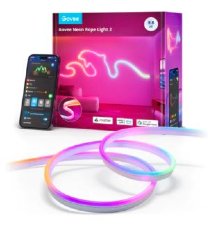 Govee (H61D3301) 3 méter Neon szalagfény  (Matter)