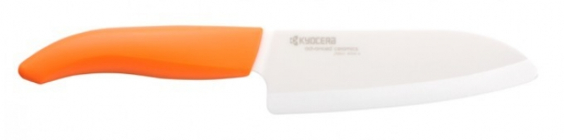 Kyocera Santoku kerámia kés narancssárga 14 cm (FK-140WH-OR)