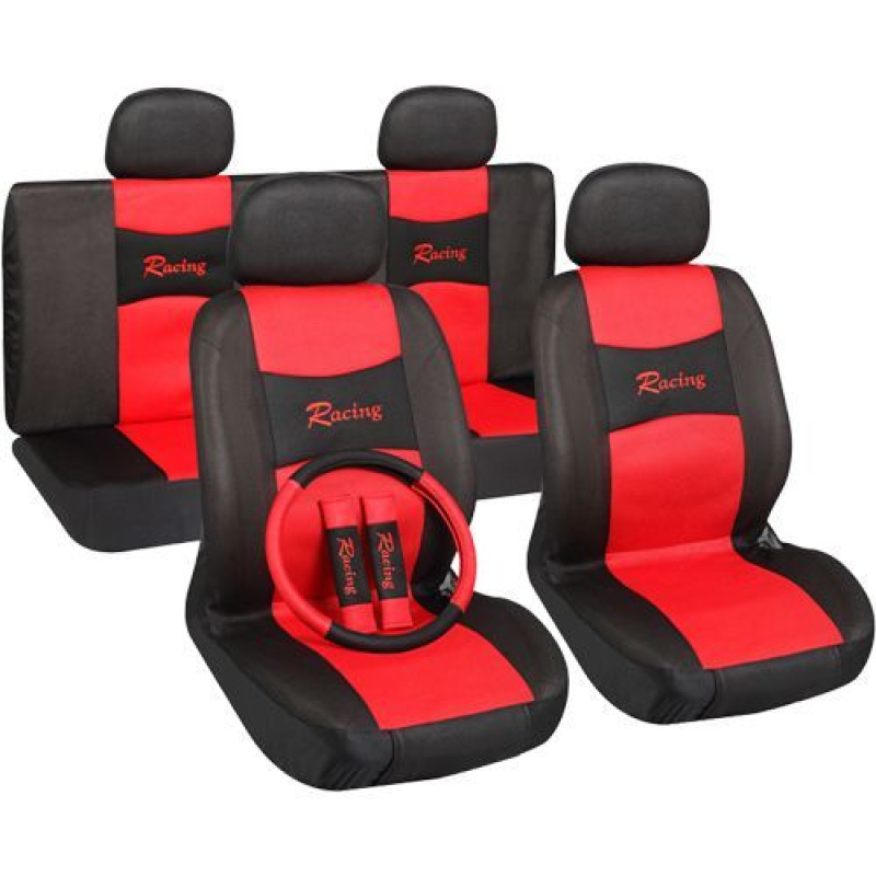 Univerzális üléshuzat UL-AG28505BKR piros -fekete