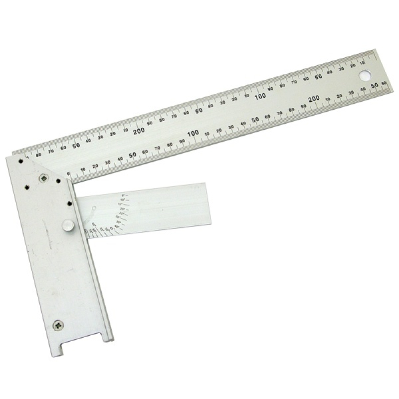 Asztalos derékszög alumínium 400 mm (2160451)