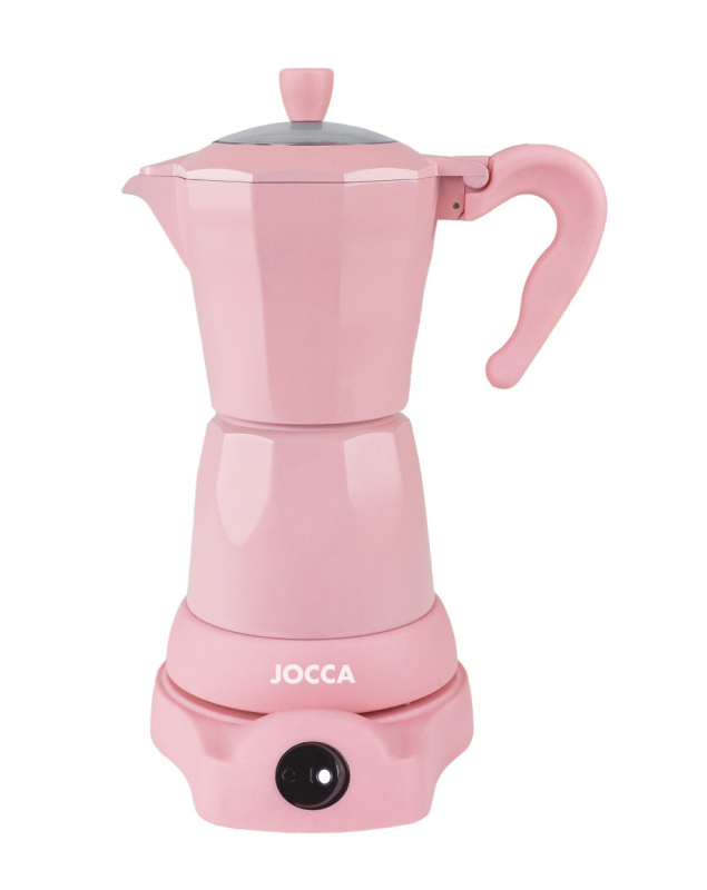 Jocca 6 csészés elektromos kávéfőző 480 W, rózsaszín (2482)