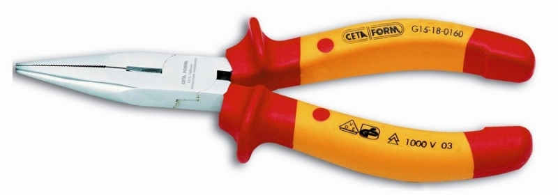 Ceta Form Szigetelt telefonfogó egyenes 2K  200 mm (CE-G15-18-0200)