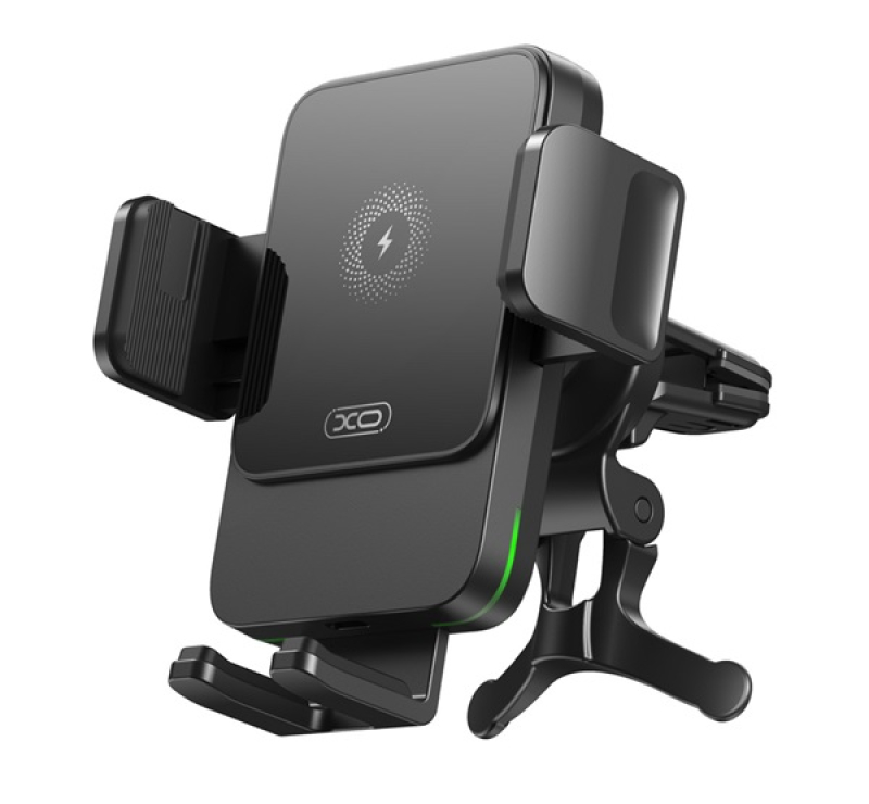 XO WX041 autós tartó (szellőzőre, 360°, gravitációs, 15W, wireless, 4.7-6,7