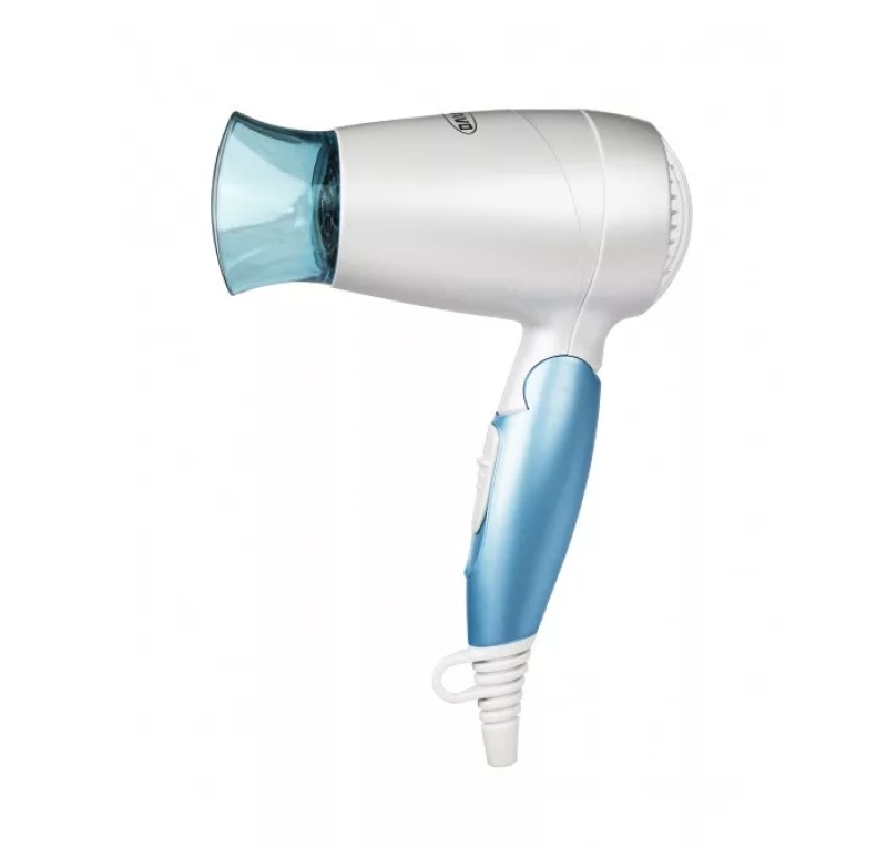 Bravo utazó hajszárító 1200W, fehér-kék (B-4644BL)