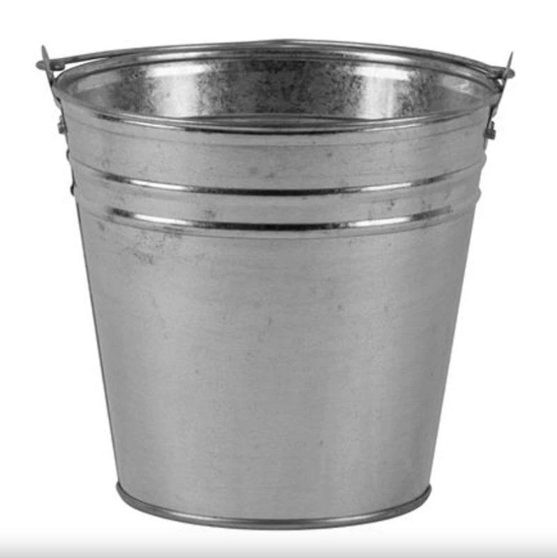 Aix Caldari horganyzott fém vödör, 5 L (254080)
