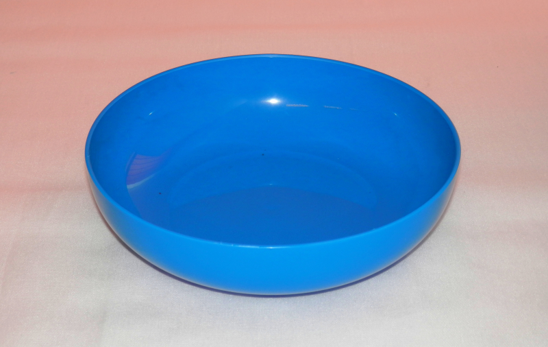 Camping műanyag tál közepes kék (85)