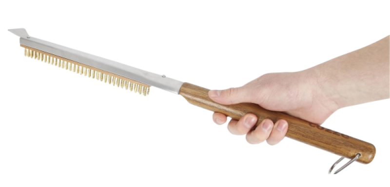 Cozze tisztítókefe, fa nyéllel