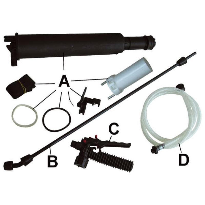 Kiegészítő 92604, 92605 háti permetezőhőz, pisztoly (92604C)