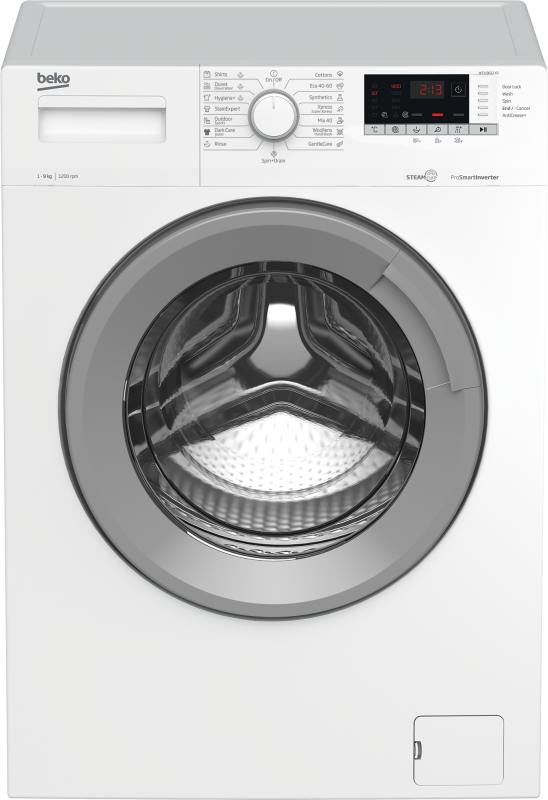 Beko elöltőltős mosógép 9 kg, fehér (WTV-9612 XS)