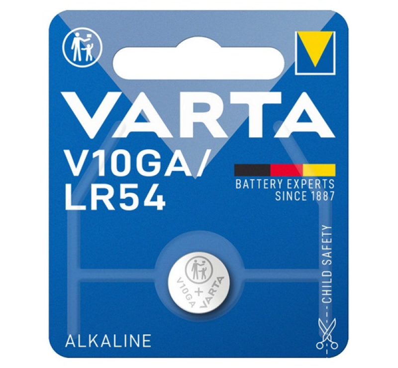 Varta gombelem (LR54, 1.5V, alkáli) 1db/csomag