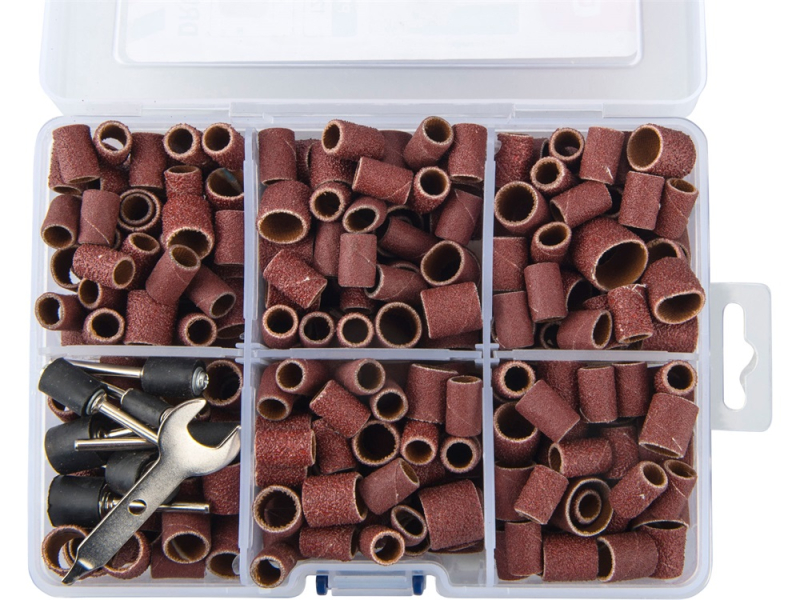 Extol Premium mini csiszoló klt. 3,2 mm befogás, 350 db 3 féle hengeres fejforma (8803760)