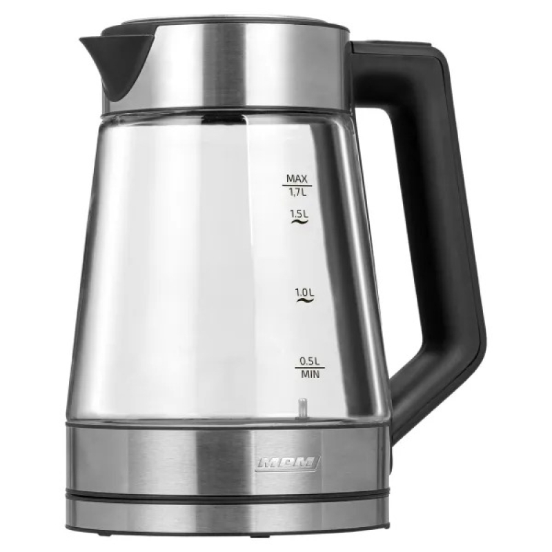 MPM üveg vízforraló, 5 színű világítás, 1,7L (MCZ-116)