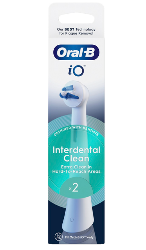 Oral-B iO Interdental Clean fogkefefej 2db, fehér (10PO010455)