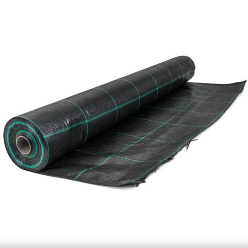 Agroszövet PPHA 100 g/m2/ 2,1 m x 100 fm/210m2, fekete (28960 - woven weed 2,1x100m)