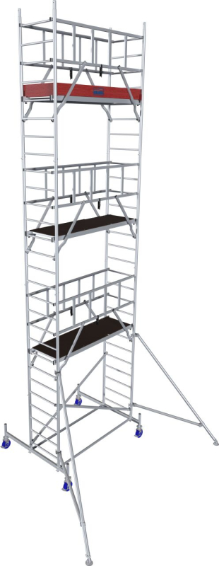 Krause Monto ProTec System alumínium gurulóállvány, 8,30 m (940155)
