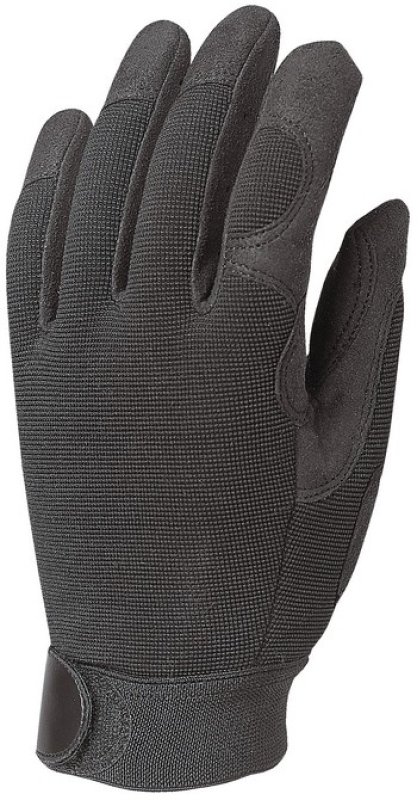 EP Bőrkesztyű,  Szintetikus/Fekete Tépőzáras 8-as (928)