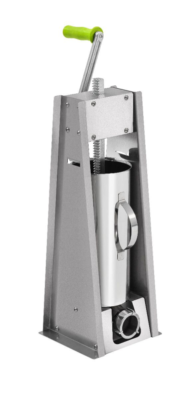 Kézi hurkatöltő, inox színben, 6 literes kézi (14724)