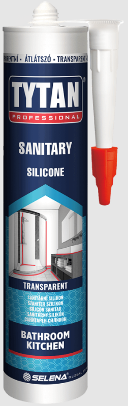 Tytan szilikon szaniter, színtelen 280ml (SEL-10042112)