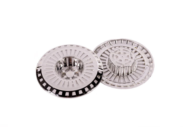 Lefolyószűrő, krómozott nagy, 2 db/csomag, 80 mm (5997969340139)