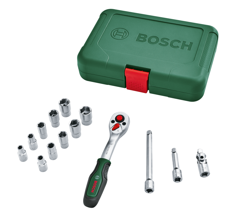 Bosch dugókulcskészlet 1/4, 14 darabos (1600A02BY0)