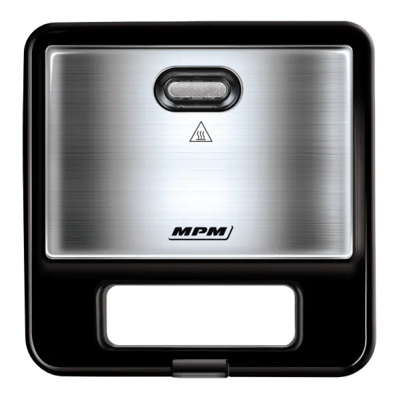 MPM Szendvicssütő 750W inox-fekete (MOP-48)