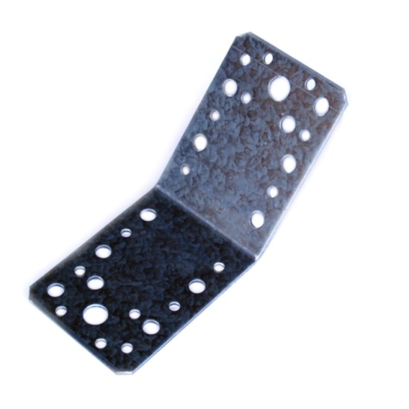 DMX összekötő szeglemez 135° 140 x 140 x 55 mm horganyzott (3217321)