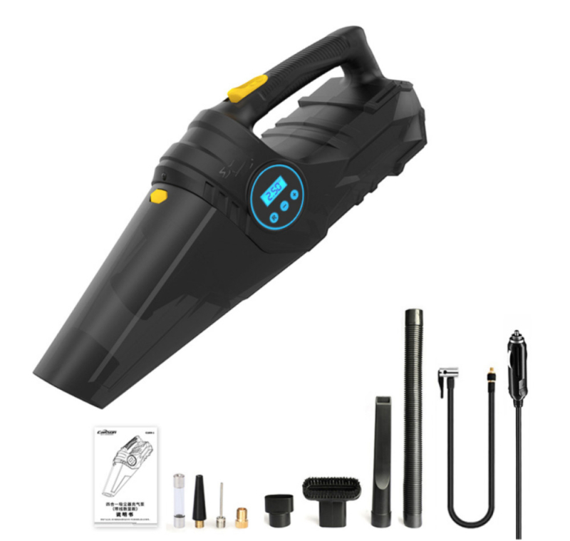 Autós Porszívó és kompresszor ,3m kábel, digitális kijelző AE-C1859