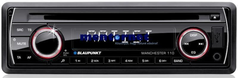 Blaupunkt Autórádió és MP3 (MANCHESTER 110)