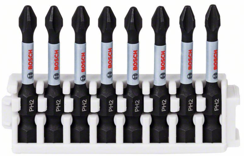 Bosch Impact Control hosszú PH2 csavarbit csomag  - 8 db (2608522330)