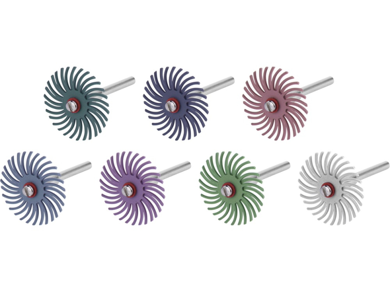 Extol Premium mini csiszoló készlet radiális sörtékkel 52db (8803762)