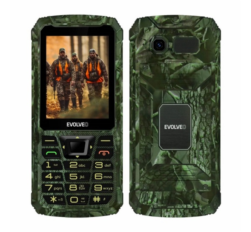 Evolveo Strongphone Z6 mobiltelefon (Dualsim, terep minta) SÖTÉTZÖLD