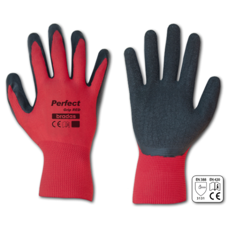 Bradas perfect grip red kesztyű 11-es (RWPGRD11)