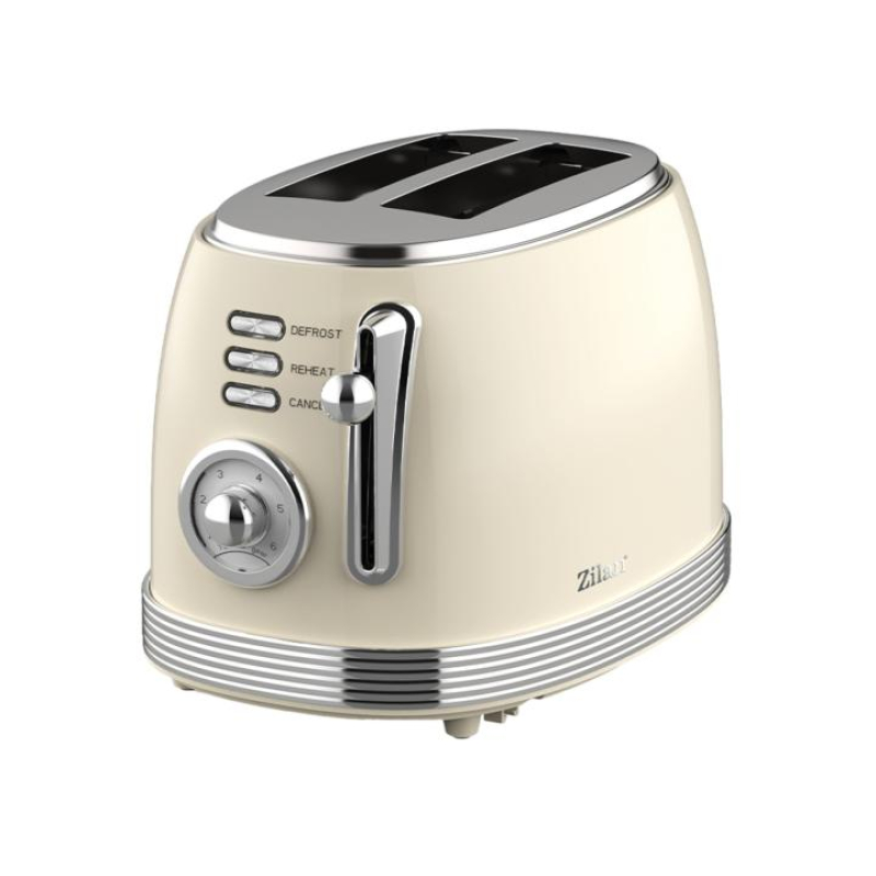 Zilan ZLN1191 retró két szeletes kenyérpirító, 850W