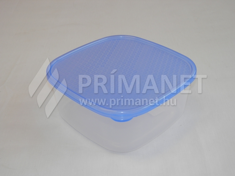 Szögletes műanyag ételdoboz  0,5 l (409/1)