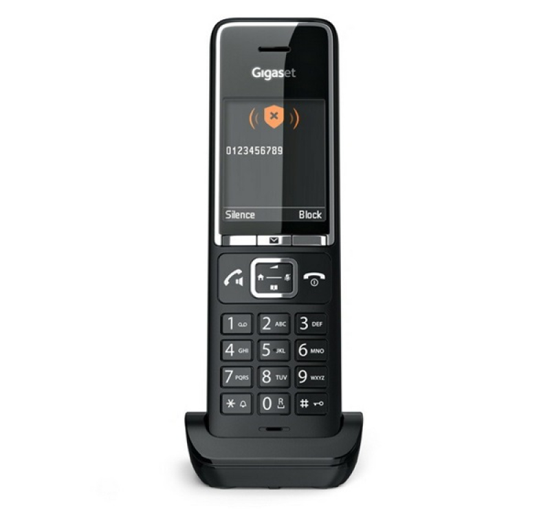 Gigaset COMFORT 550 telefon készülék (vezeték nélküli, DECT) FEKETES30852-H3001-S204