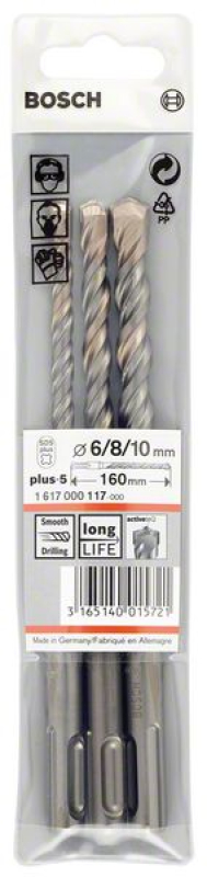 Bosch SDS-plus-5 kalapácsfúró készlet 3 részes (1617000117)