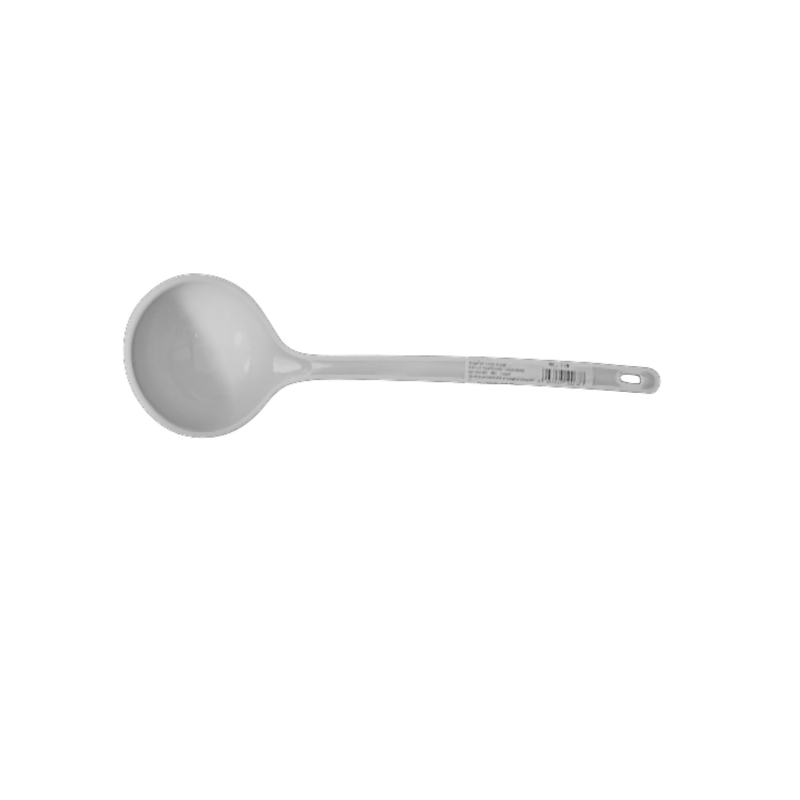 Merőkanál műanyag 8 cm átmérő és 28 cm hossz szürke (119)