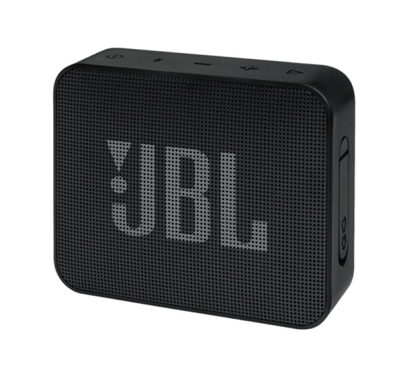 JBL GO ESSENTIAL bluetooth hordozható hangszóró (730mAh belső akku, 3.1W, vízálló, porálló) FEKETE